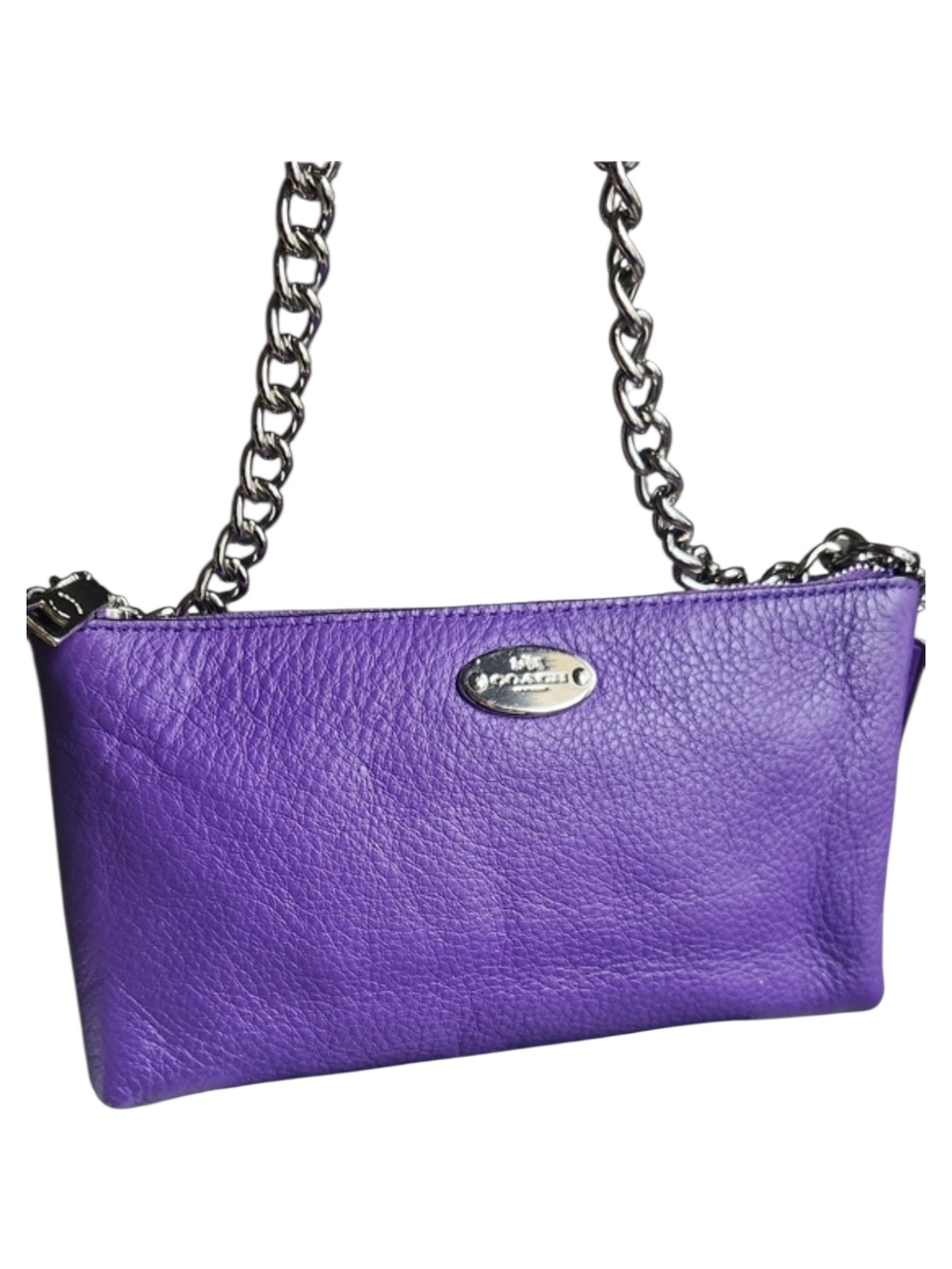 Coach Charlotte Shoulder Bag Classic Top-zip Baguette - Picture 5 of 15